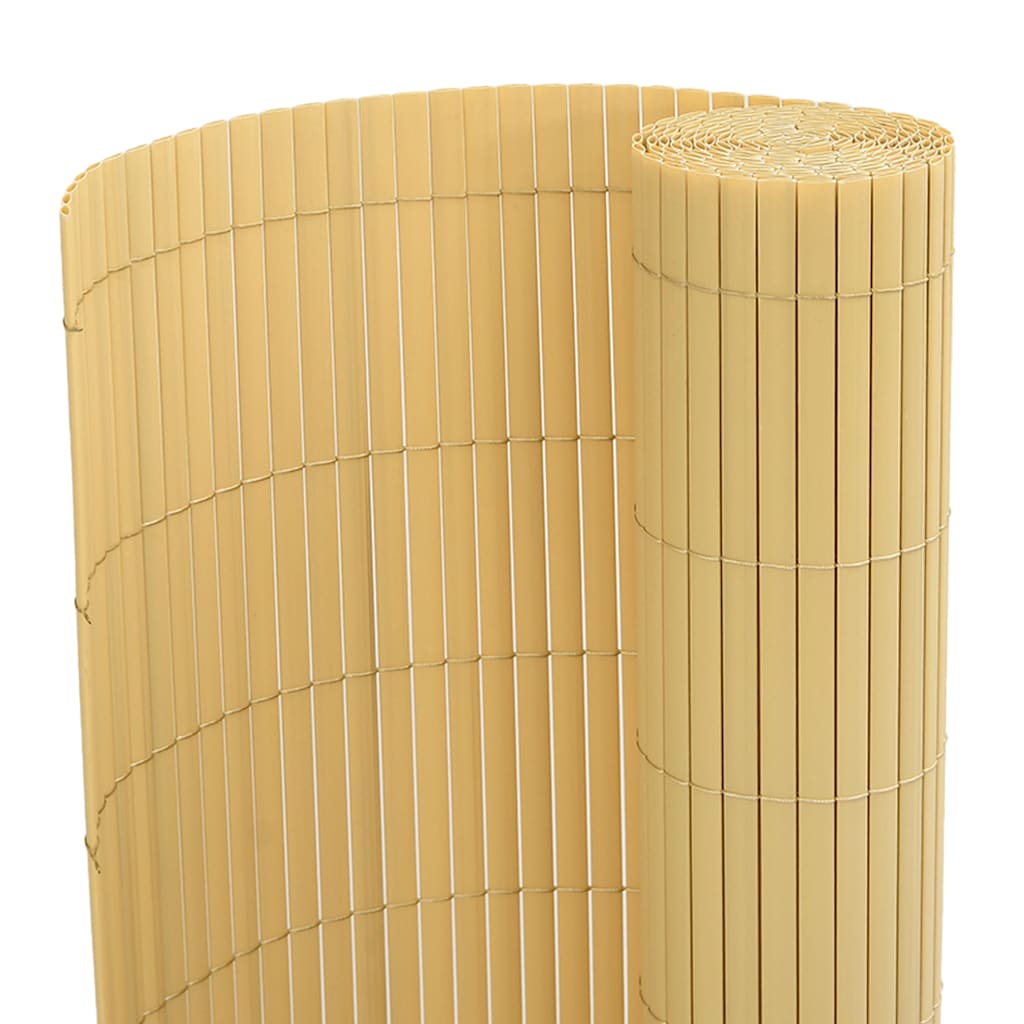 Φράχτης Κήπου Διπλής Όψης Κίτρινος 1,8x3 μ. PVC - Pakobazaar