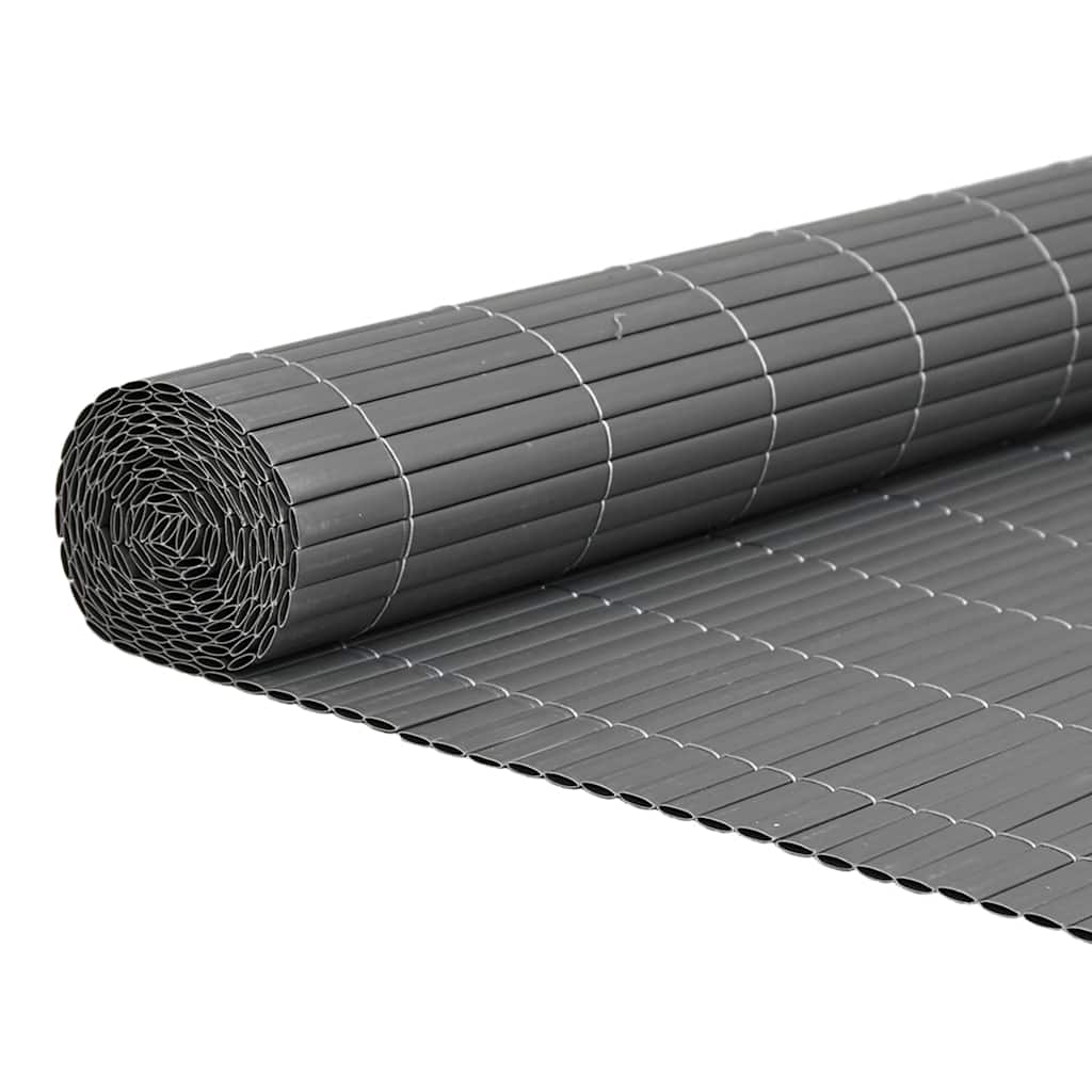 Φράχτης Κήπου Διπλής Όψης Γκρι 1,8x3 μ. από PVC - Pakobazaar