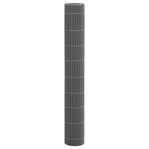 Φράχτης Κήπου Διπλής Όψης Γκρι 1,8x3 μ. από PVC