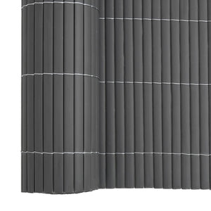 Φράχτης Κήπου Διπλής Όψης Γκρι 1,8x3 μ. από PVC