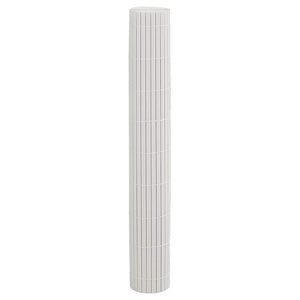 Φράχτης Κήπου Διπλής Όψης Λευκός 1,8x5 μ. PVC - Pakobazaar