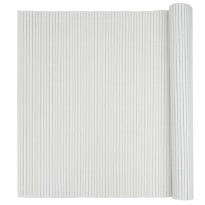 Φράχτης Κήπου Διπλής Όψης Λευκός 1,8x5 μ. PVC - Pakobazaar