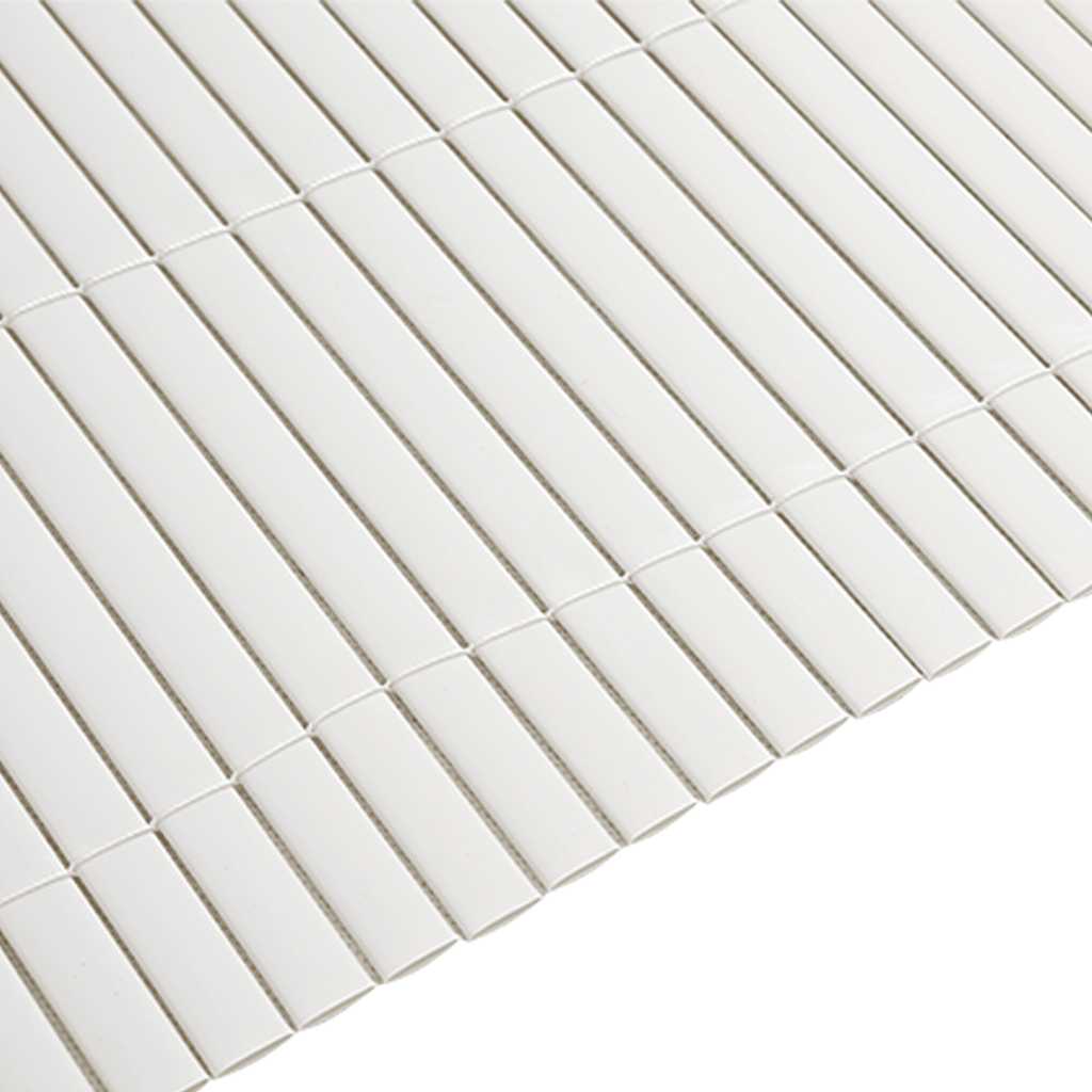 Φράχτης Κήπου Διπλής Όψης Λευκός 1,8x5 μ. PVC - Pakobazaar