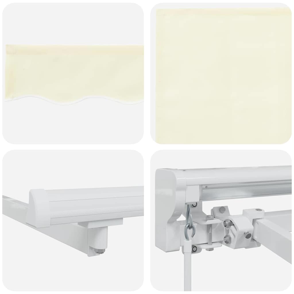 Σκηνίτσα Αναδιπλούμενη Κρεμ 250 x 200 cm Αλουμίνιο και Ύφασμα - Pakobazaar