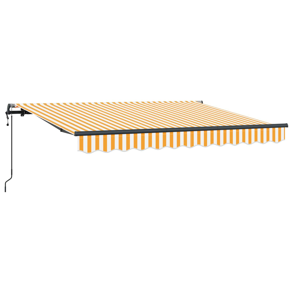 Αναδιπλούμενη τέντα Κίτρινο 250 x 200 cm ύφασμα - Pakobazaar