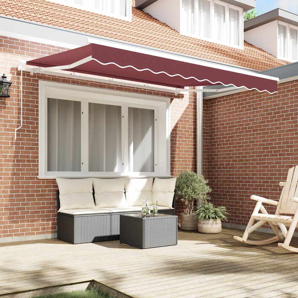 Σκηνίτσα Αναδιπλούμενη Μπορντό 250 x 200 cm ύφασμα - Pakobazaar