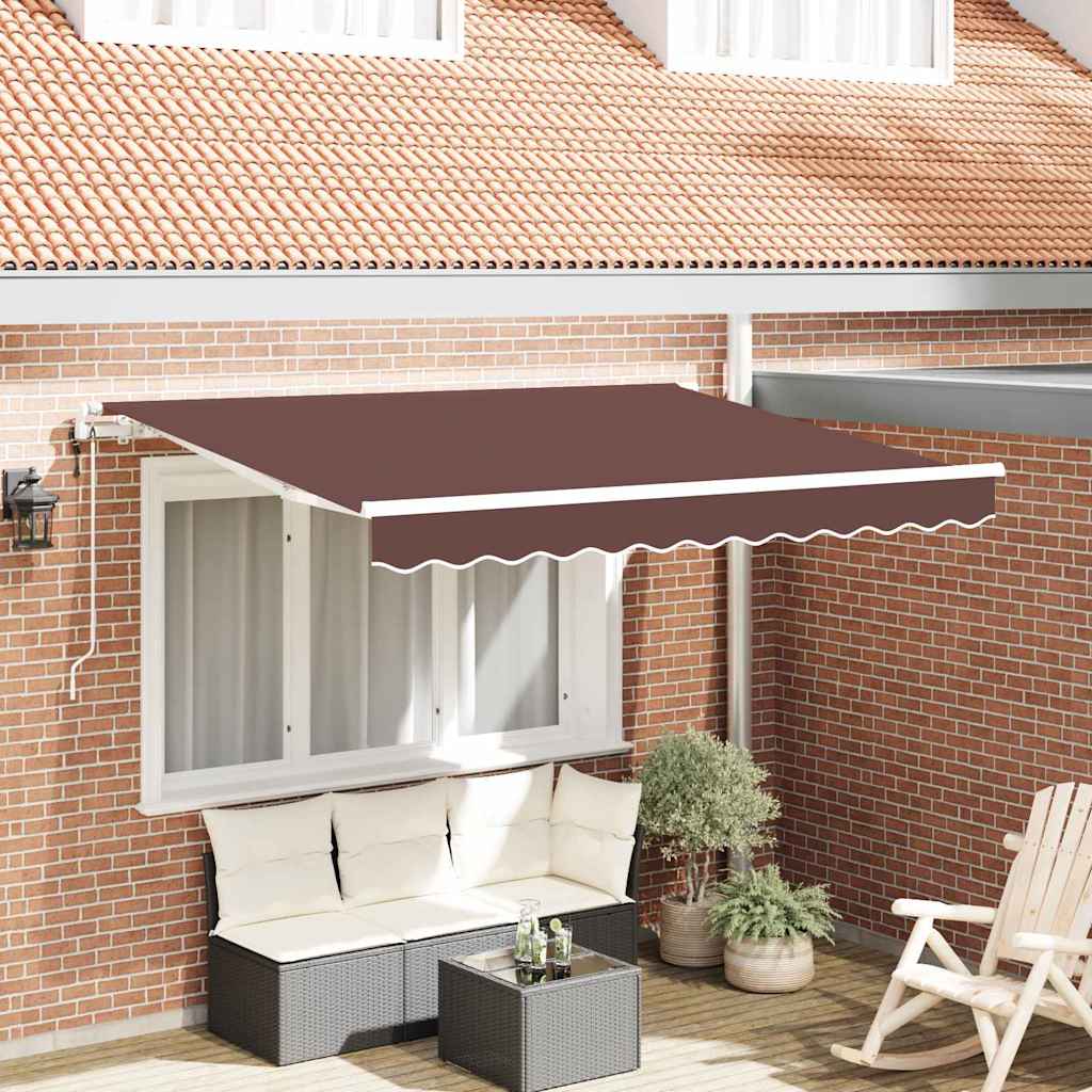 Σκηνίτσα Αναδιπλούμενη Καφέ 250 x 200 cm ύφασμα - Pakobazaar