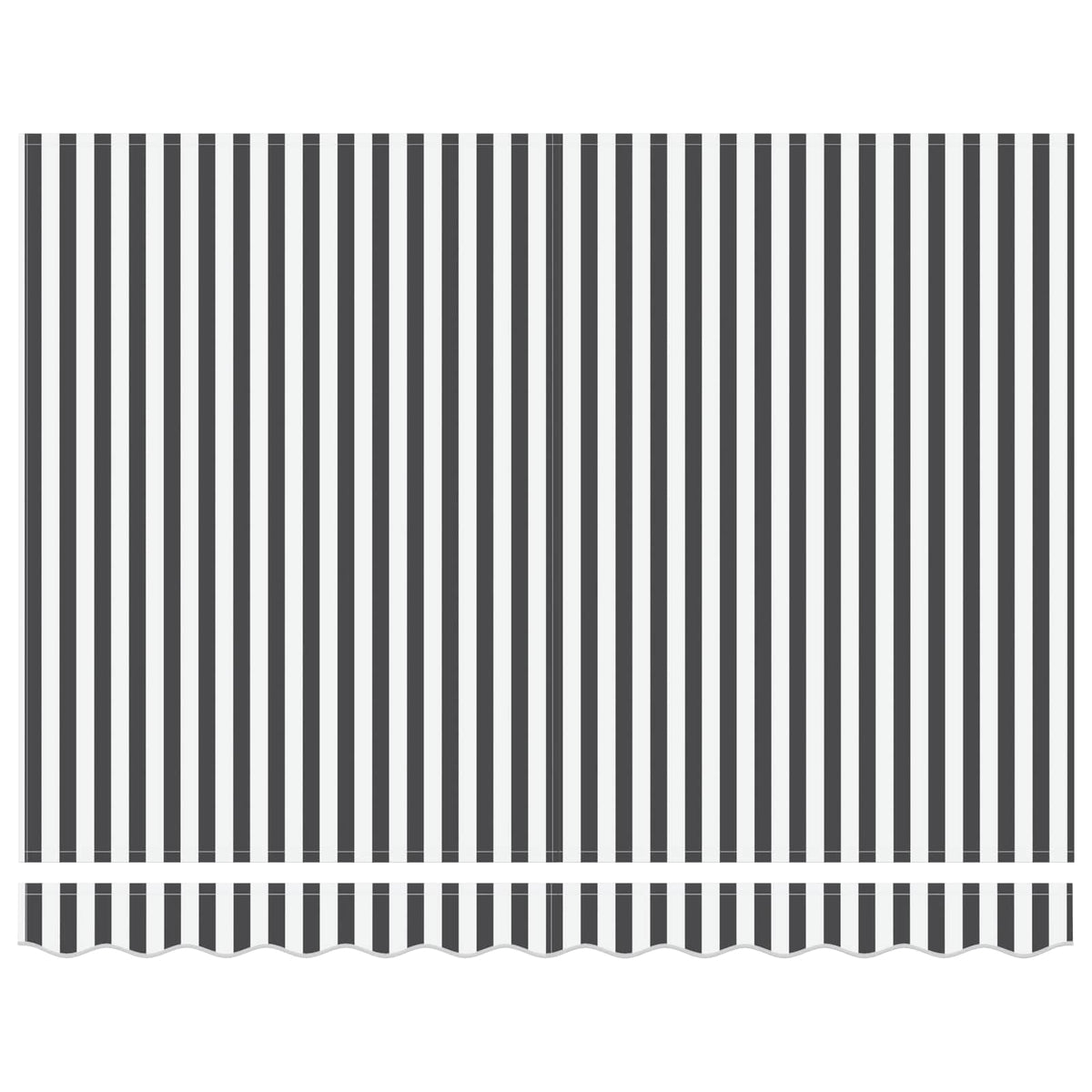 Αναδιπλούμενη τέντα Ανθρακί 250 x 200 cm ύφασμα - Pakobazaar