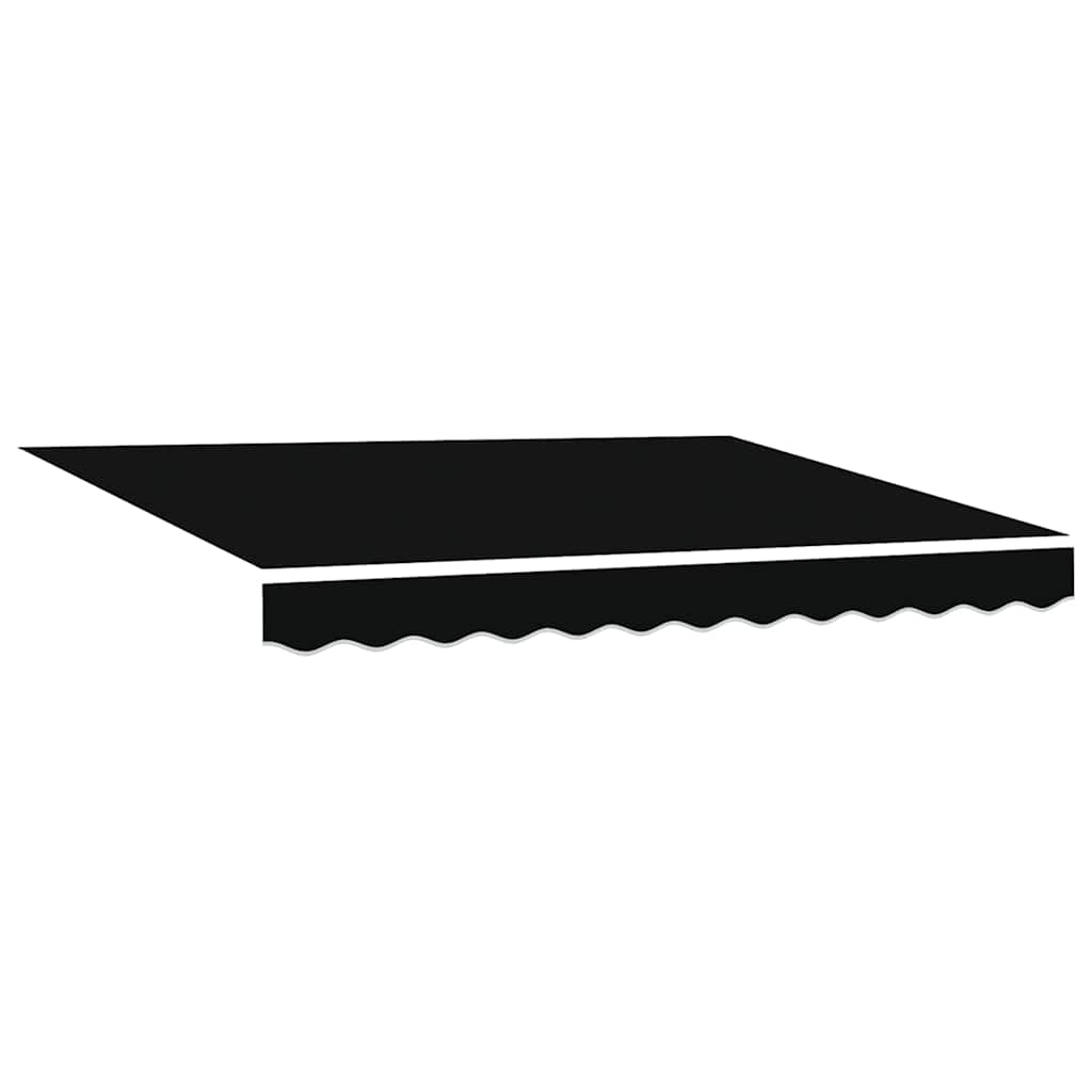 Αναδιπλούμενη τέντα Μαύρο 250 x 200 cm ύφασμα - Pakobazaar