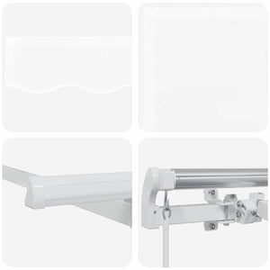 Σκηνίτσα Αναδιπλούμενη Λευκό 250 x 200 cm ύφασμα - Pakobazaar