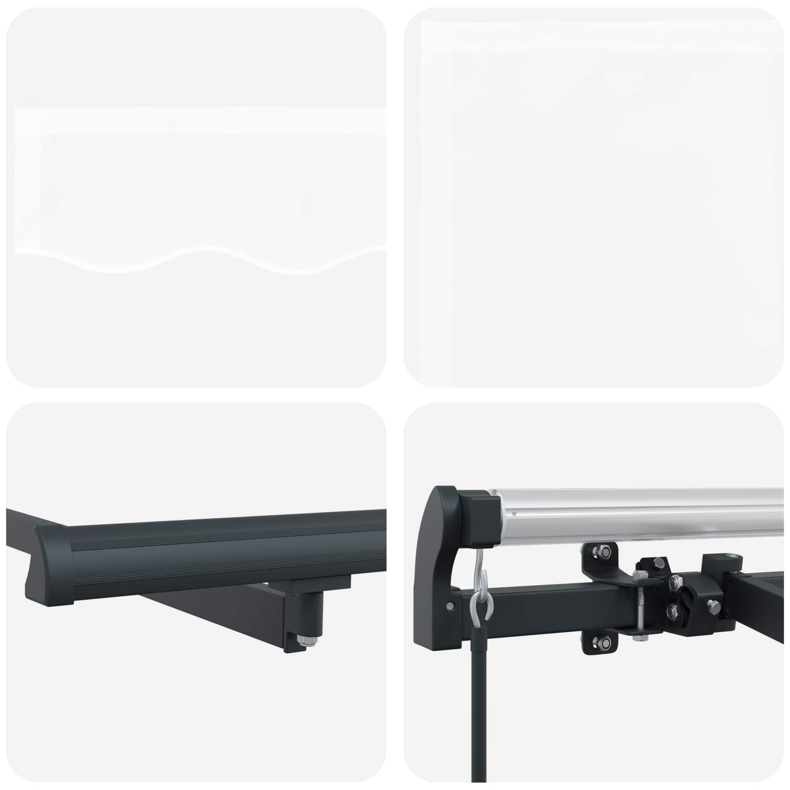 Σκηνίτσα Αναδιπλούμενη Λευκό 250 x 200 cm ύφασμα - Pakobazaar
