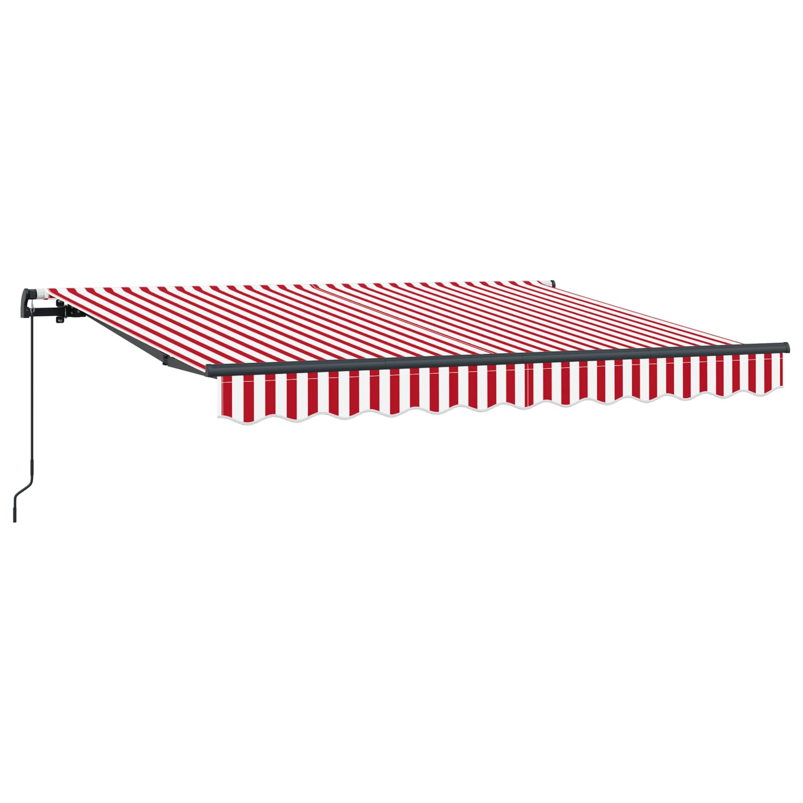 Αναδιπλούμενη τέντα Κόκκινο 300 x 200 cm ύφασμα - Pakobazaar