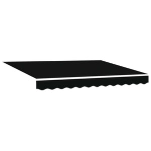 Αναδιπλούμενη τέντα Μαύρο 300 x 200 cm ύφασμα - Pakobazaar