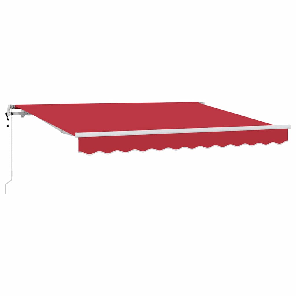 Αναδιπλούμενη τέντα Κόκκινο 300 x 200 cm ύφασμα - Pakobazaar