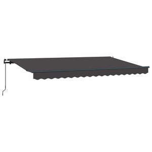 Αναδιπλούμενη τέντα Ανθρακί 350 x 200 cm ύφασμα