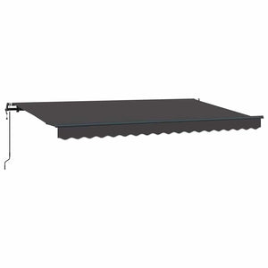 Αναδιπλούμενη τέντα Ανθρακί 350 x 200 cm ύφασμα