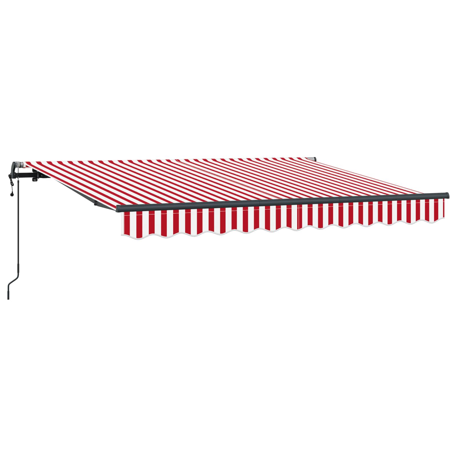 Αναδιπλούμενη τέντα Κόκκινο 350 x 200 cm ύφασμα