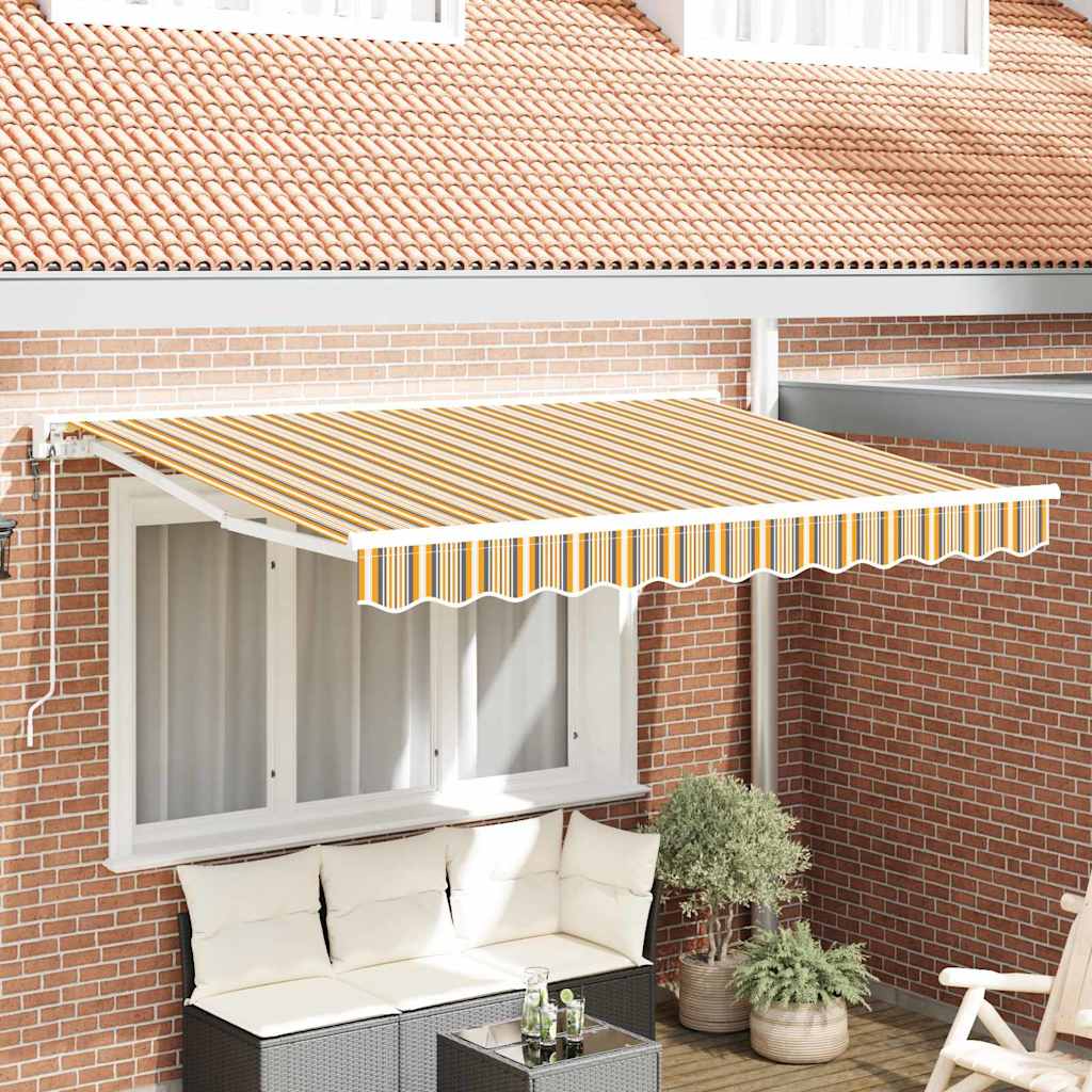 Σκελετός Τέντας Κίτρινο και Γκρί 350 x 200 cm - Pakobazaar