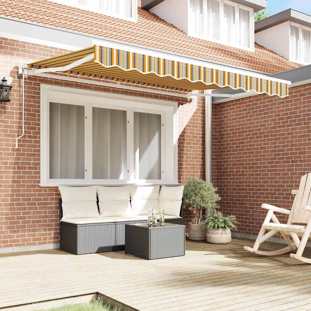 Σκελετός Τέντας Κίτρινο και Γκρί 350 x 200 cm - Pakobazaar