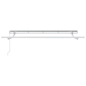 Αναδιπλούμενη τέντα Λευκό 350 x 200 cm ύφασμα - Pakobazaar