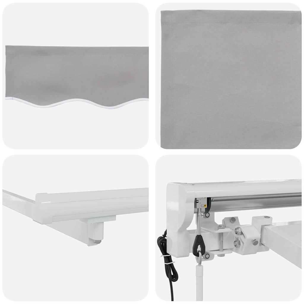 Σκελετός Τέντας Ανοιχτό γκρι 350 x 200 cm - Pakobazaar
