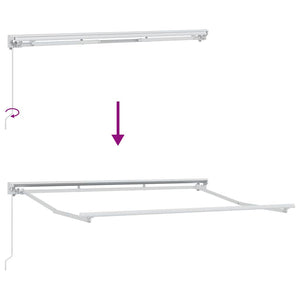 Σκελετός Τέντας Κόκκινο 350 x 200 cm - Pakobazaar