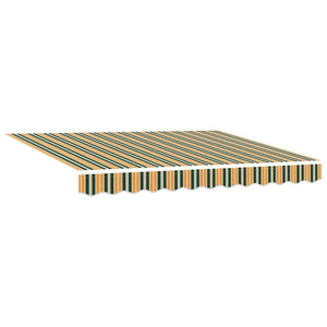 Αναδιπλούμενη τέντα Πράσινο 350 x 200 cm ύφασμα - Pakobazaar