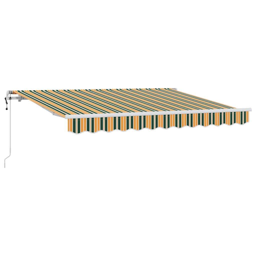 Αναδιπλούμενη τέντα Πράσινο 350 x 200 cm ύφασμα - Pakobazaar