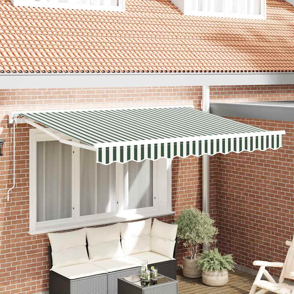 Σκελετός Τέντας Πράσινο και Λευκό 350 x 200 cm - Pakobazaar