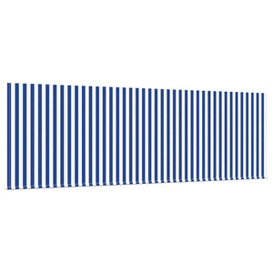Αναδιπλούμενη τέντα Μπλε και άσπρο 400 x 200 cm