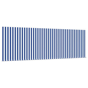Αναδιπλούμενη τέντα Μπλε και άσπρο 400 x 200 cm