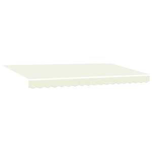 Αναδιπλούμενη τέντα Κρεμ 400 x 200 cm Πολυεστέρας και Αλουμίνιο