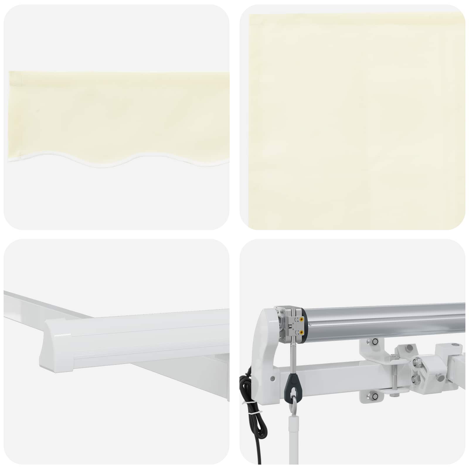 Σκηνίτσα Αναδιπλούμενη Κρεμ 400 x 200 cm