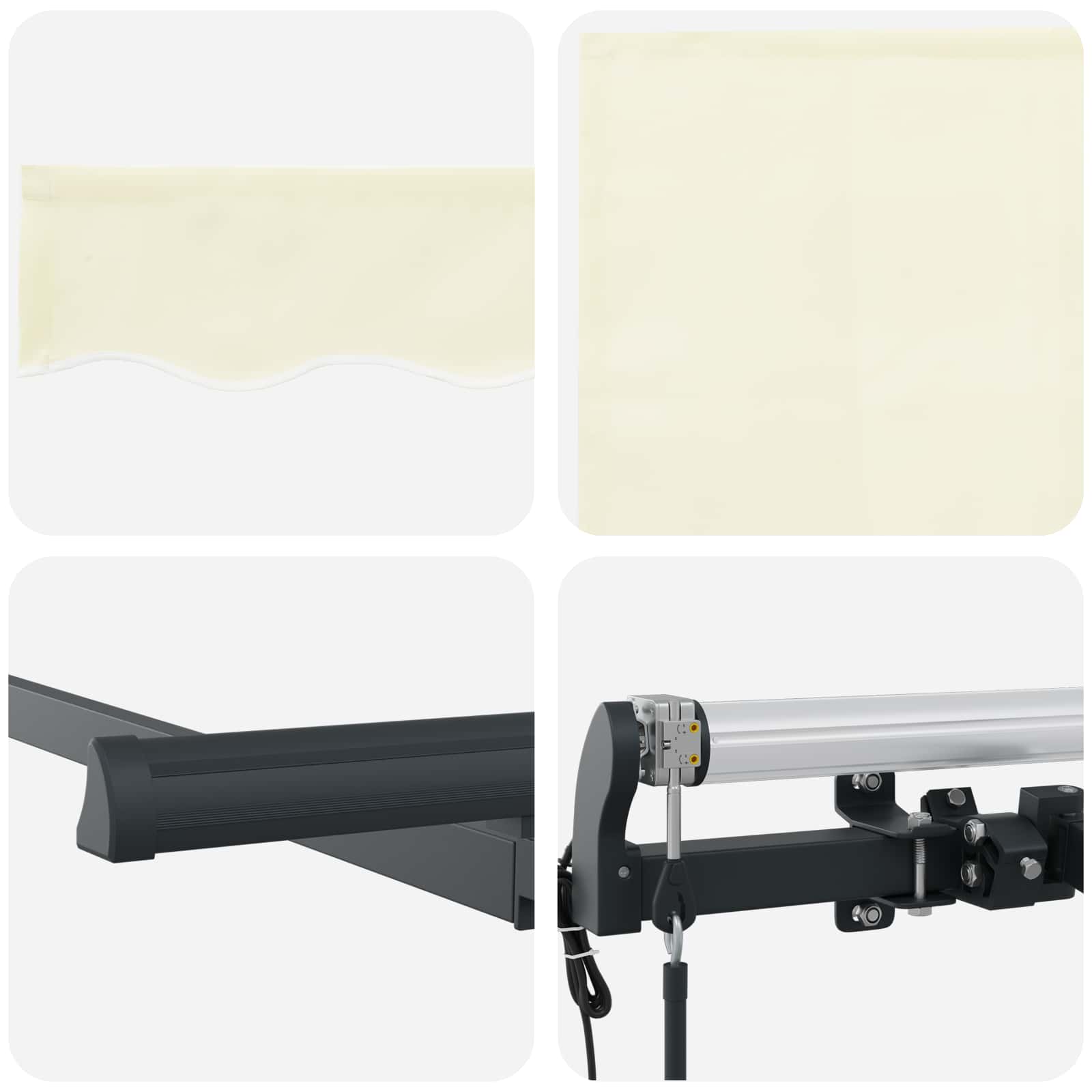 Σκηνίτσα Αναδιπλούμενη Κρεμ 400 x 200 cm