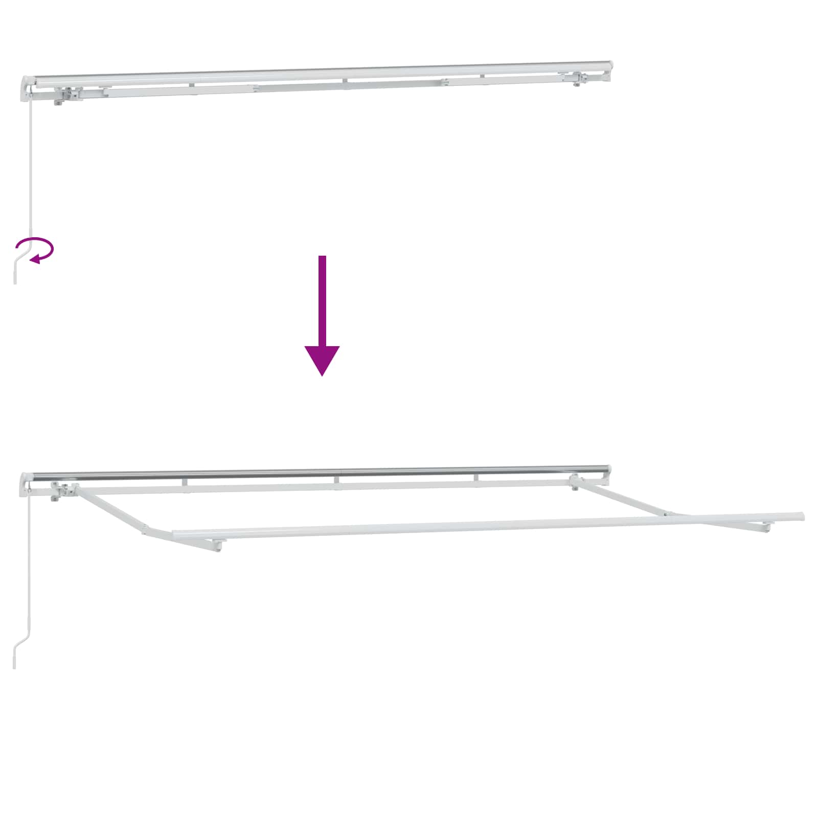 Σκηνίτσα Αναδιπλούμενη Ανθρακί 400 x 200 cm - Pakobazaar