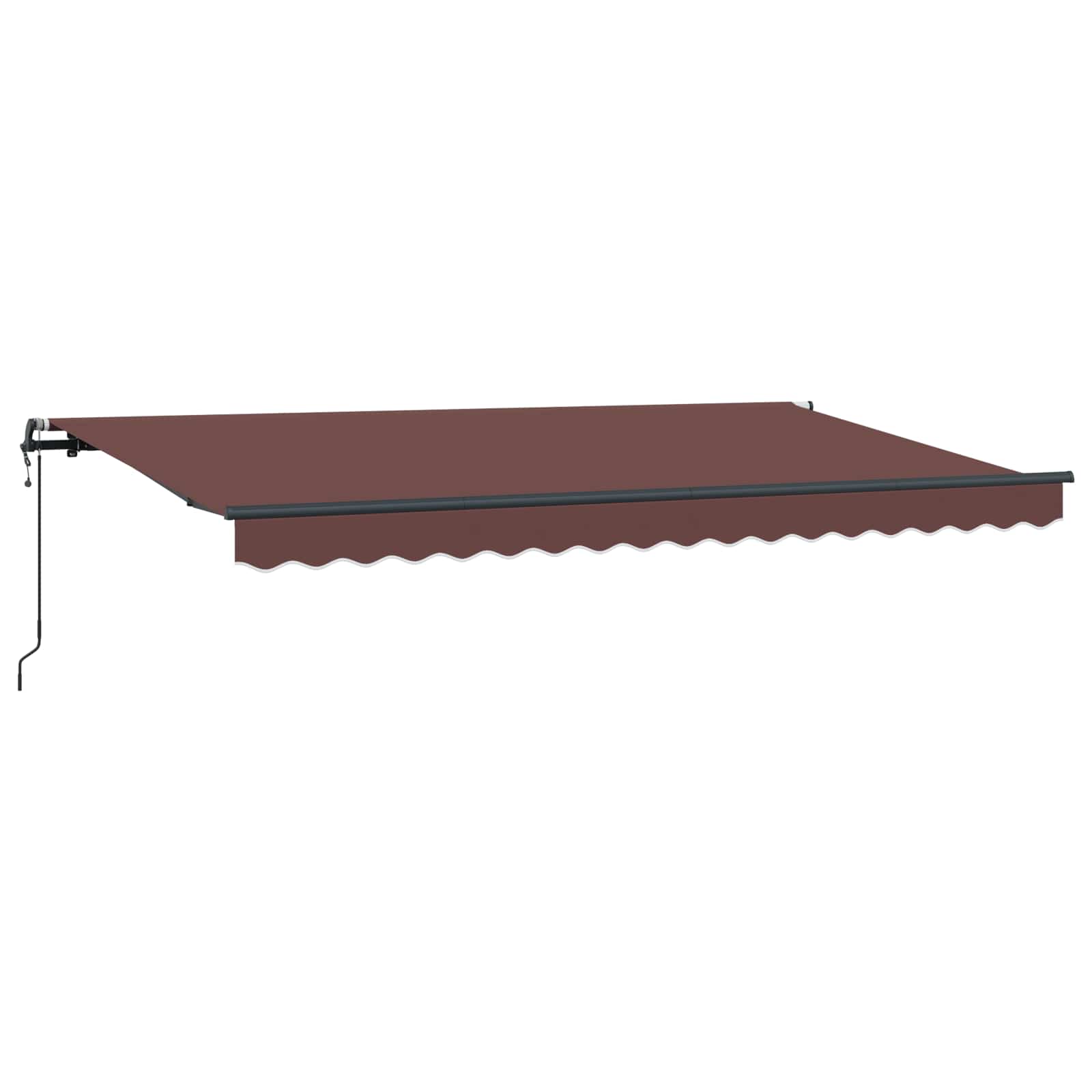 Σκηνίτσα Αναδιπλούμενη Καφέ 400 x 200 cm ύφασμα - Pakobazaar