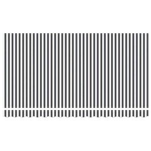 Αναδιπλούμενη τέντα Ανθρακί 400 x 200 cm ύφασμα