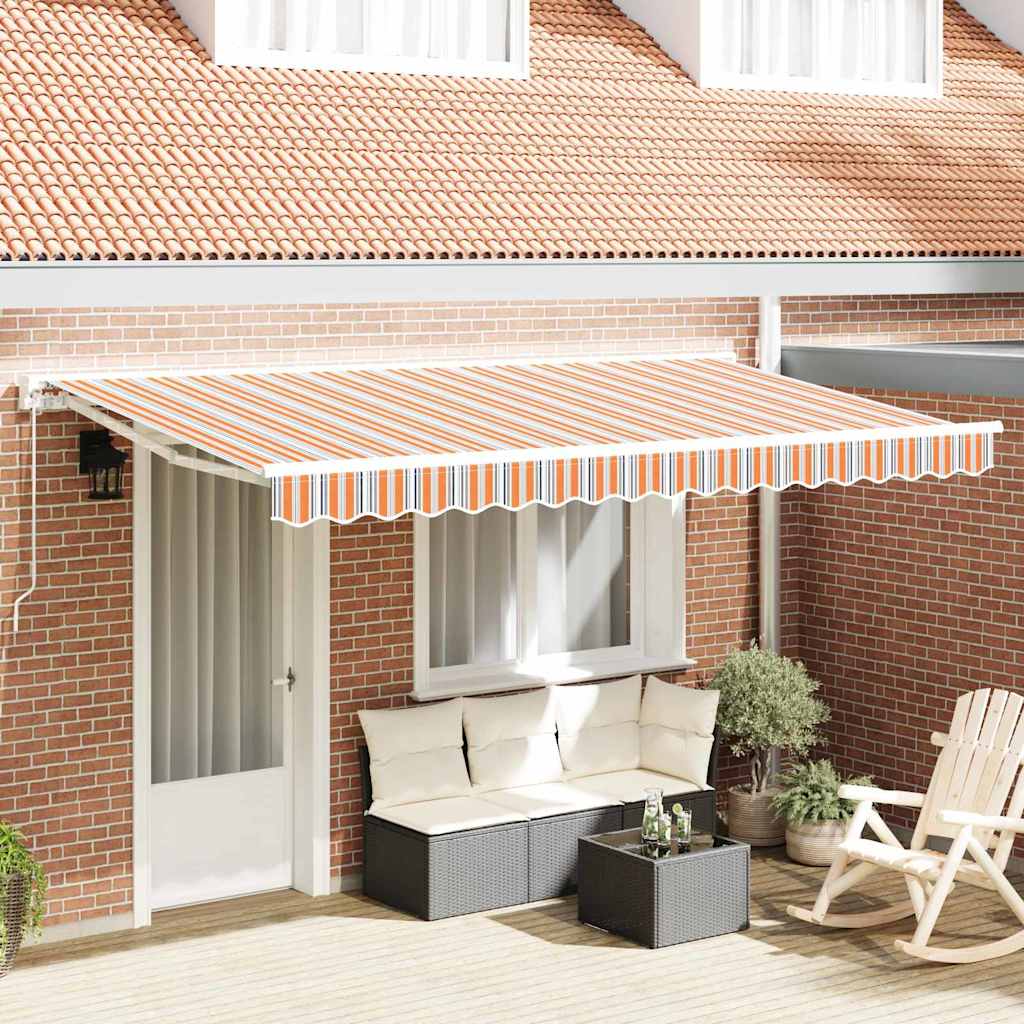 Σκελετός Τέντας Μπλε και Πορτοκαλί 400 x 200 cm - Pakobazaar