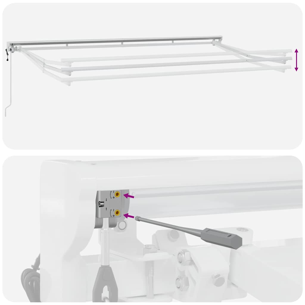 Σκελετός Τέντας Μπλε και Πορτοκαλί 400 x 200 cm - Pakobazaar