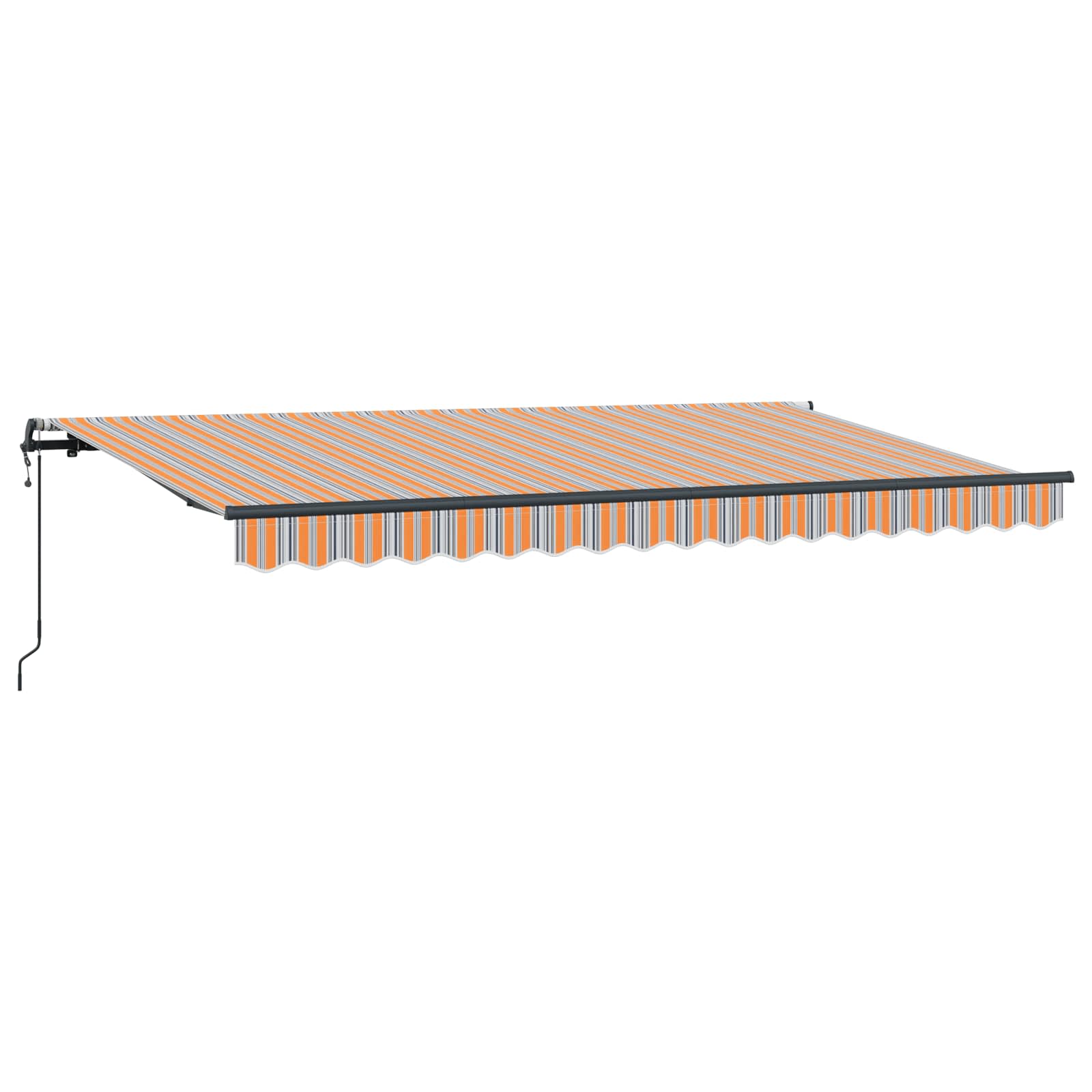 Αναδιπλούμενη τέντα Πολύχρωμο 400 x 200 cm ύφασμα - Pakobazaar