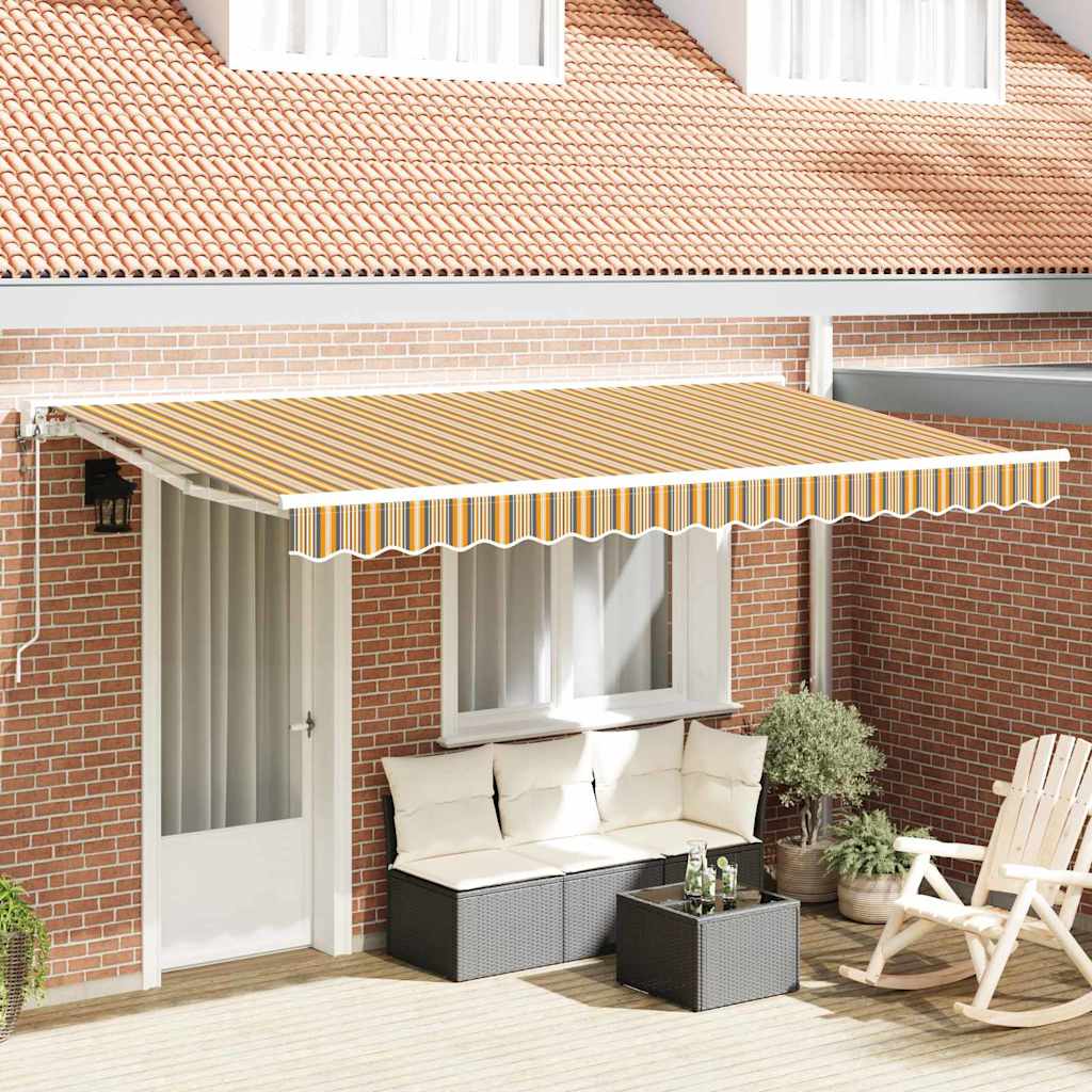 Σκελετός Τέντας Κίτρινο και Γκρί 400 x 200 cm - Pakobazaar