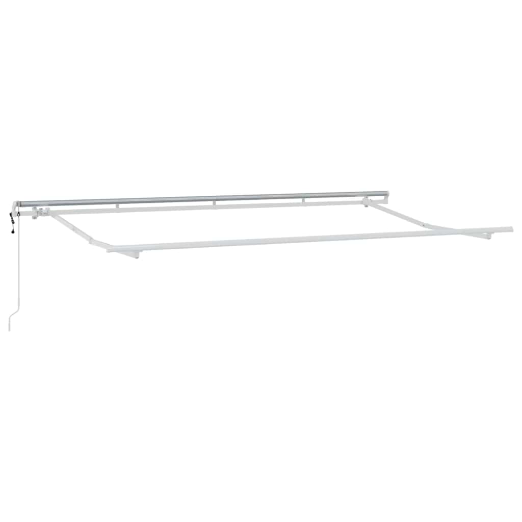 Αναδιπλούμενη τέντα Μαύρο 400 x 200 cm ύφασμα - Pakobazaar