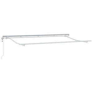 Αναδιπλούμενη τέντα Μαύρο 400 x 200 cm ύφασμα - Pakobazaar