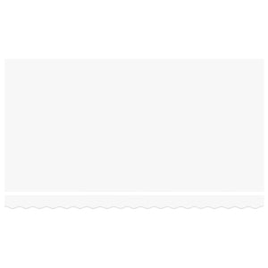 Αναδιπλούμενη τέντα Λευκό 400 x 200 cm ύφασμα