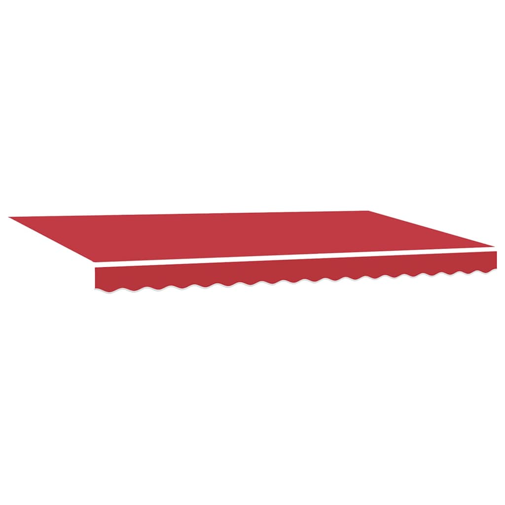 Αναδιπλούμενη τέντα Κόκκινο 400 x 200 cm ύφασμα - Pakobazaar