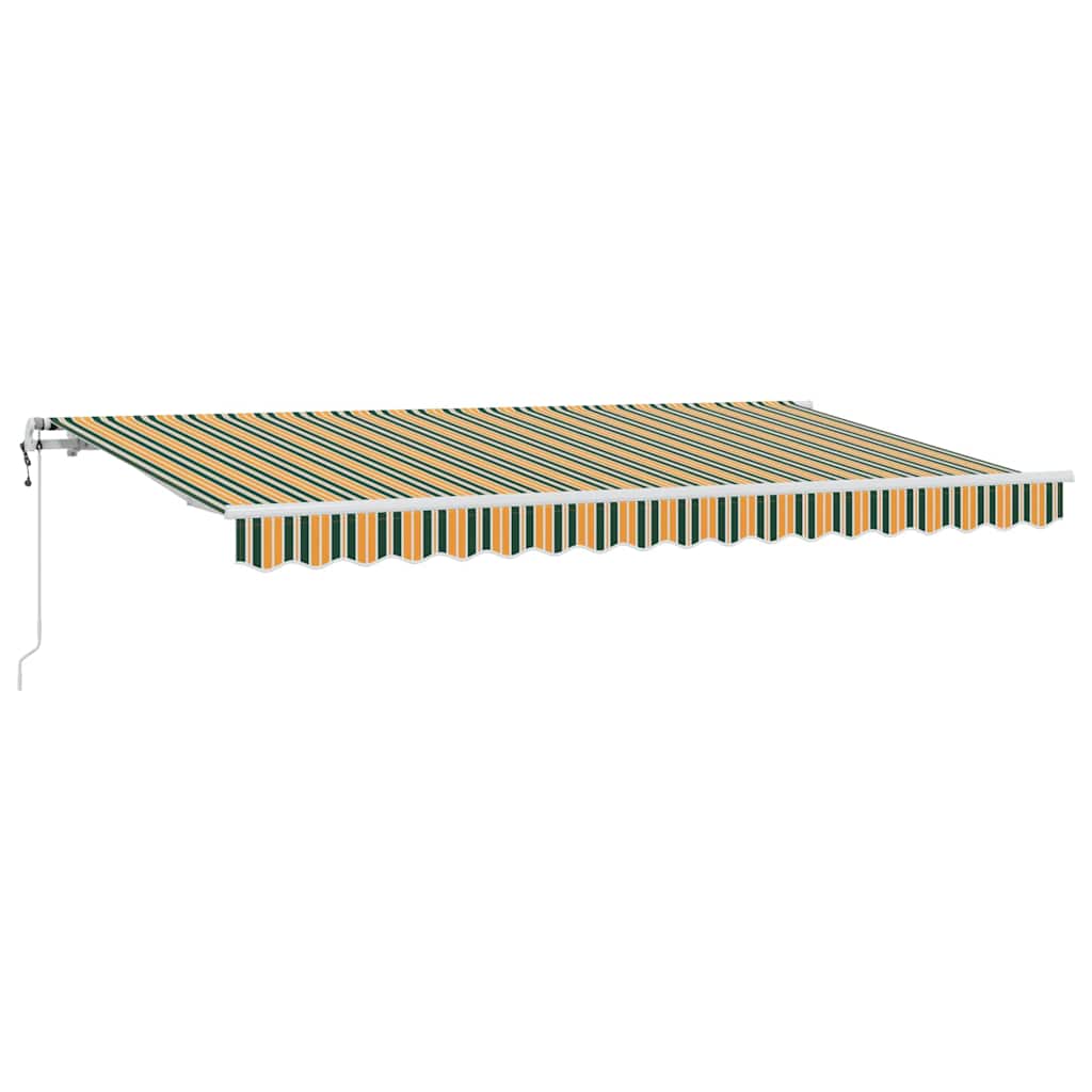 Αναδιπλούμενη τέντα Πράσινο 400 x 200 cm ύφασμα - Pakobazaar