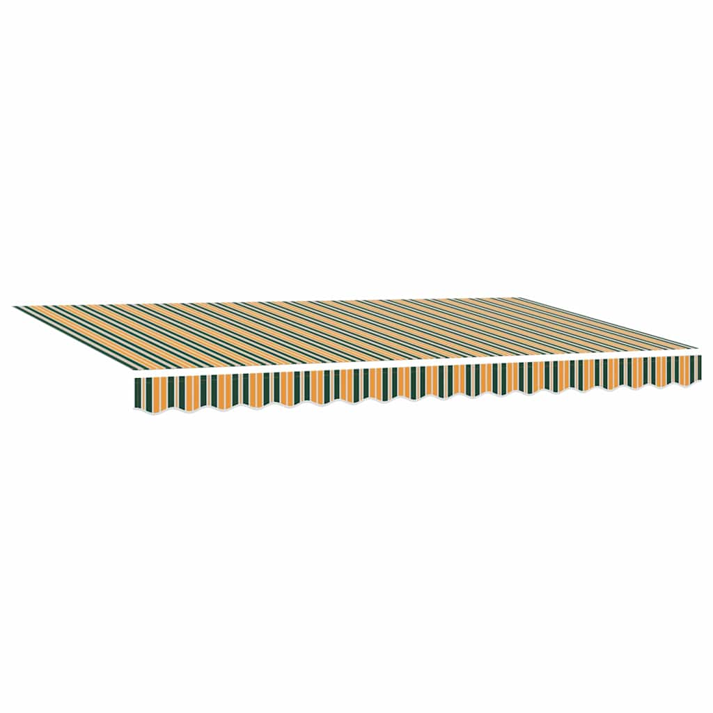 Αναδιπλούμενη τέντα Πράσινο 400 x 200 cm ύφασμα - Pakobazaar
