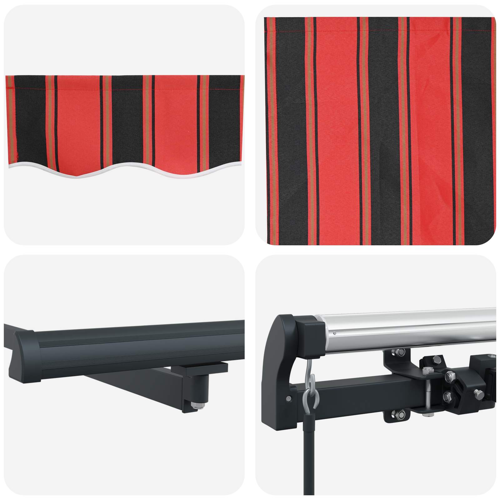 Σκηνίτσα Αναδιπλούμενη πορτοκαλί και καφέ 300 x 250 εκ - Pakobazaar