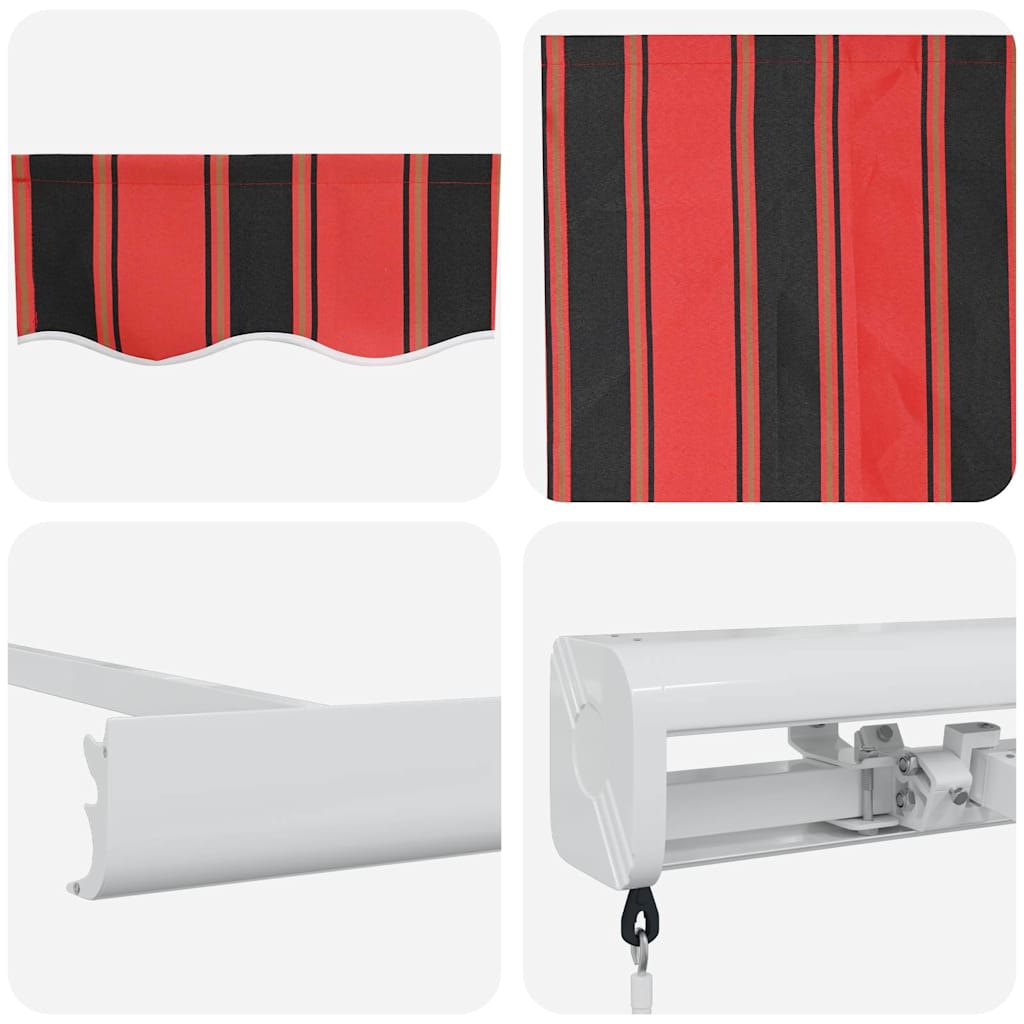 Σκηνίτσα Αναδιπλούμενη Κόκκινο και Μαύρο 300 x 250 εκ