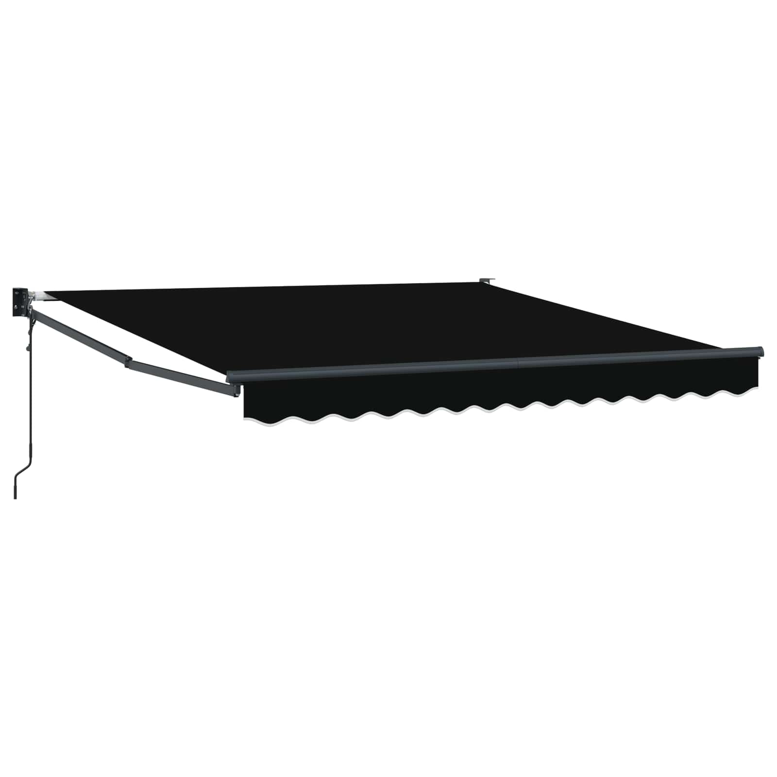 Αντιανεμικό Μαύρο 300 x 250 x 165 εκ. Πολυεστέρας - Pakobazaar